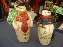 Special Snowman Ornaments - New With Tags (2) in Luke AFB, Arizona