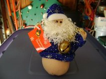 Santa Jingle Bell Ornament - NWT in Houston, Texas