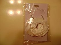 Mother of Pearl Shell Earrings-New In Package in Houston, Texas